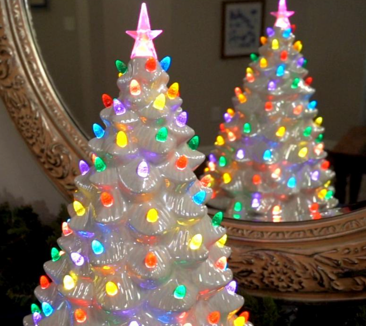 Mr. Christmas 18\" Ceramic Nostalgic Tree