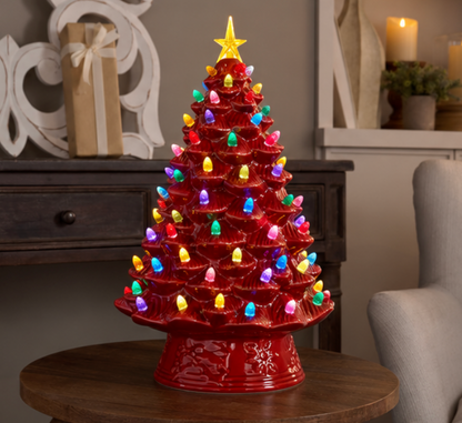 Mr. Christmas 18\" Ceramic Nostalgic Tree